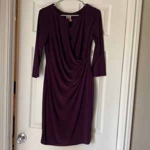NWOT Beautiful Anne Klein Ruched Dress